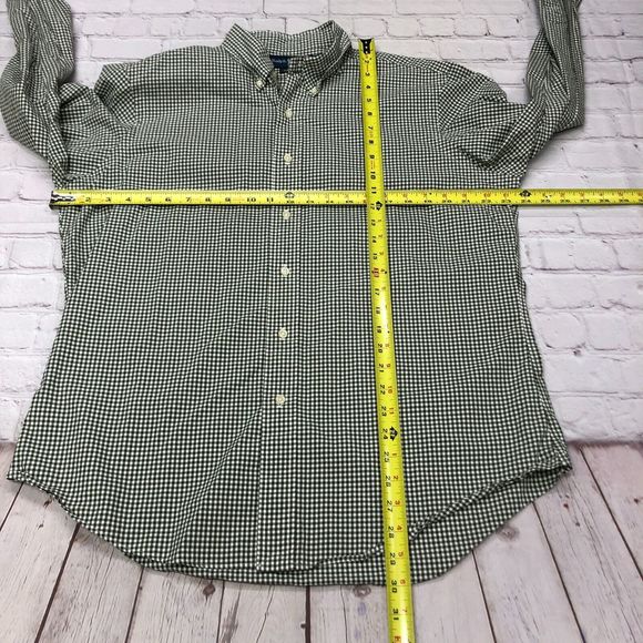 Vintage Ralph Lauren Men Custom Fit Button Shirt Size Large Plaid M114 -22 - Picture 2 of 14